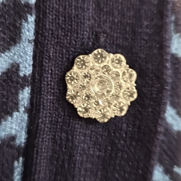 MEENEW v neck sweater dress, blue, size XL, new without tag - Picture 7 of 7